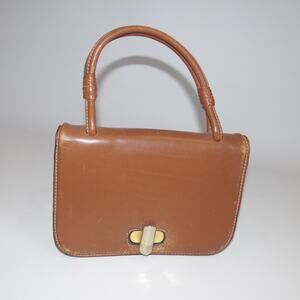 Vintage 1950s Accordion Clasp Handbag w/ Matching Jeweled Change Purse